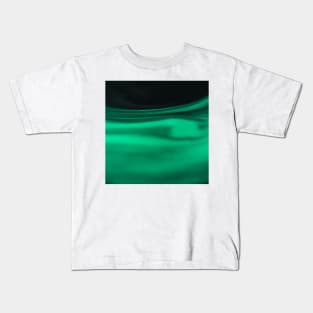Amazing Northern Lights Aurora Over The Night Sky in Iceland Kids T-Shirt
